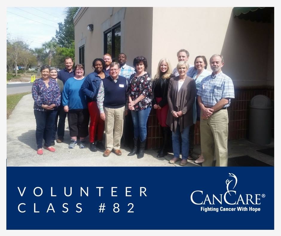 Cancare Charleston's first volunteer training class